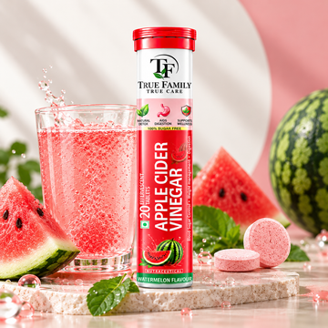 Apple Cider Vinegar Effervescent Tablets – Watermelon Flavour | 20 Tablets