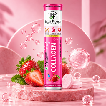 Collagen Effervescent Tablets – Strawberry Flavour | 20 Tablets