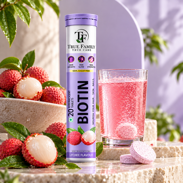 Biotin Effervescent Tablets – Lychee Flavour | 20 Tablets